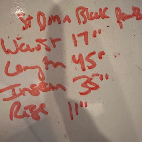 St John Collection Marie Gray Black Pants Wide Leg Pocket Classic Vintage VTG - Picture 6 of 10